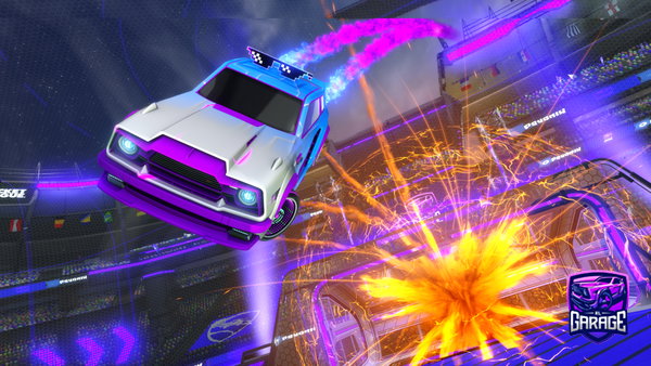 A Rocket League car design from Camo08R