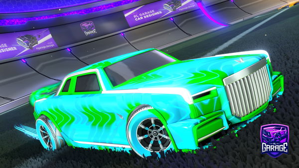 A Rocket League car design from Misha76_