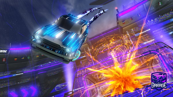 A Rocket League car design from Flomatico