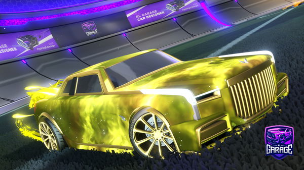 A Rocket League car design from JMarkall