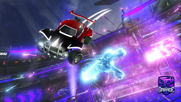 A Rocket League car design from greasygman