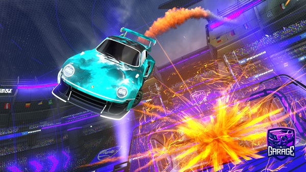 A Rocket League car design from kblue420