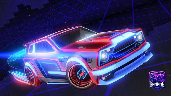 A Rocket League car design from sawcubic