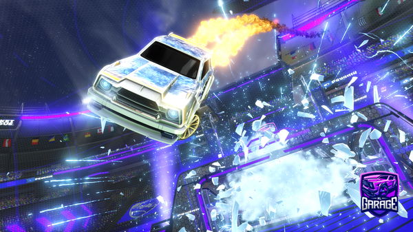 A Rocket League car design from VIL1OO