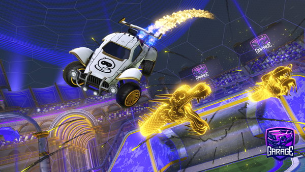 A Rocket League car design from ItzMegaDrip