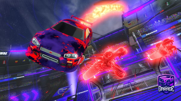 A Rocket League car design from Kleineschlampb_