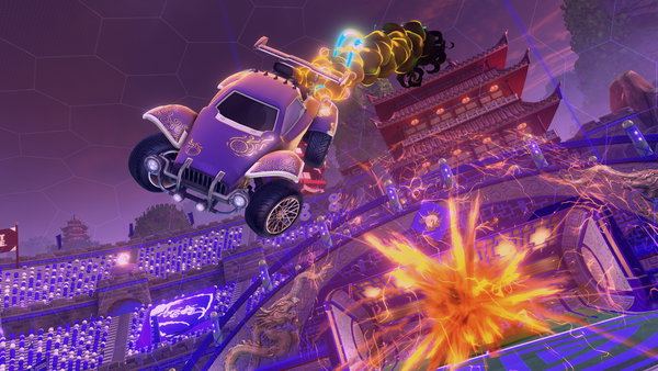 A Rocket League car design from Minuano