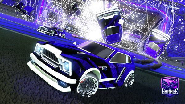 A Rocket League car design from Frostnite_Joel