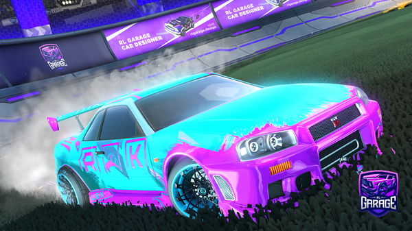 A Rocket League car design from AnodizedGirl