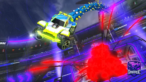 A Rocket League car design from Capcut_Vortex