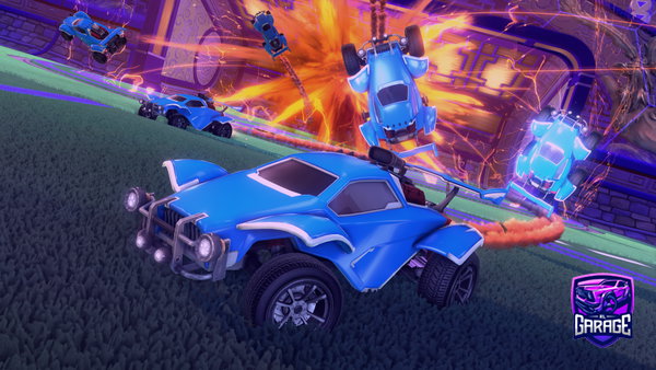 A Rocket League car design from KingVon8808