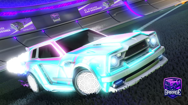 A Rocket League car design from BobLeSheten