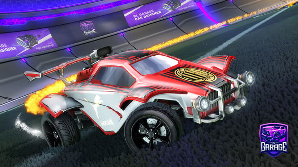 A Rocket League car design from Cabousb