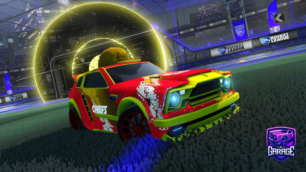 A Rocket League car design from CvacEthanTheGOAT