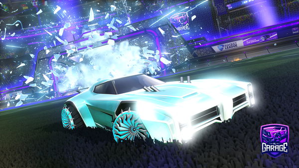 A Rocket League car design from Tomei124
