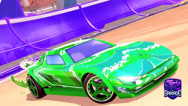 A Rocket League car design from Sleepless8