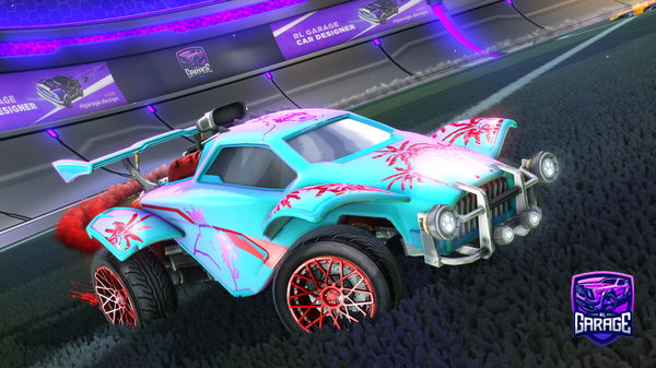 A Rocket League car design from Jplhproplay