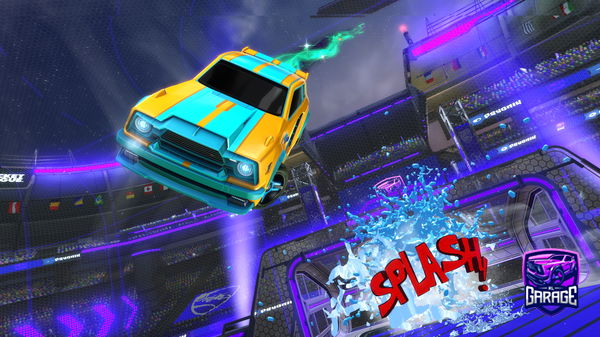 A Rocket League car design from MILOSZXVX