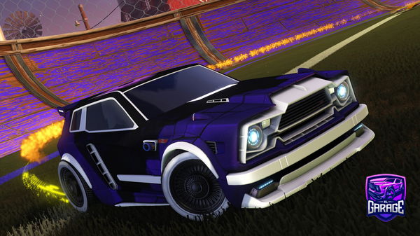 A Rocket League car design from PuppeGlobus7