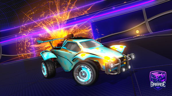 A Rocket League car design from Thebotboyd