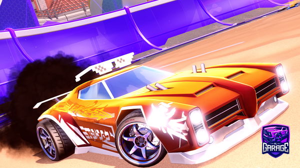 A Rocket League car design from hygt