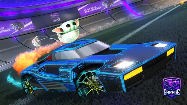 A Rocket League car design from BANANASRCOOL13