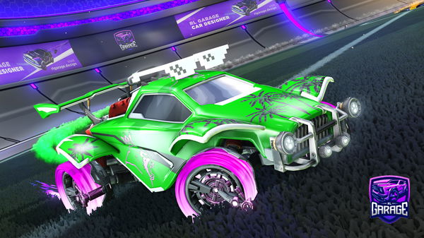 A Rocket League car design from Chikennug3ts