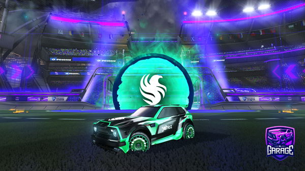 A Rocket League car design from alecsitu