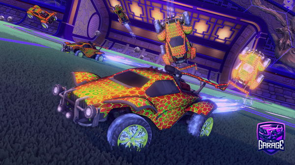 A Rocket League car design from juuldre