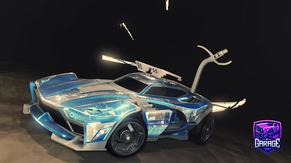 A Rocket League car design from NissanSkyline10