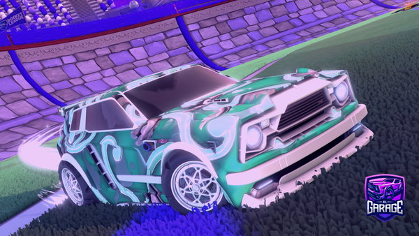 A Rocket League car design from ArepaDeHuevo