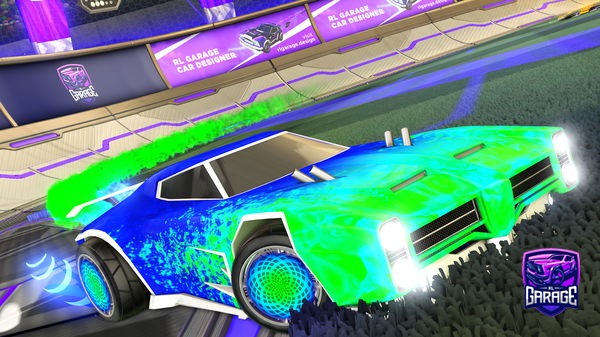 A Rocket League car design from BatoBeto