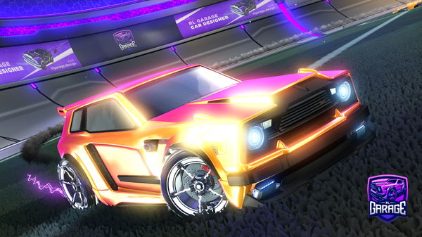 A Rocket League car design from kento_v8