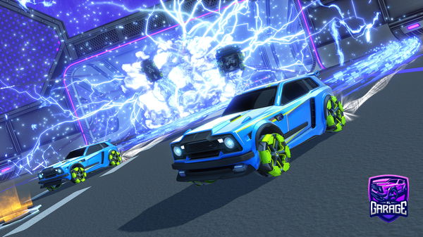 A Rocket League car design from TStriker07