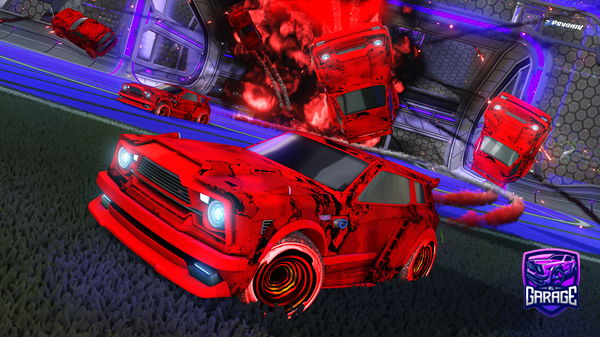 A Rocket League car design from Snipz6