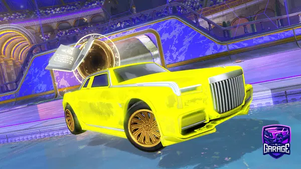 A Rocket League car design from yadayadayada