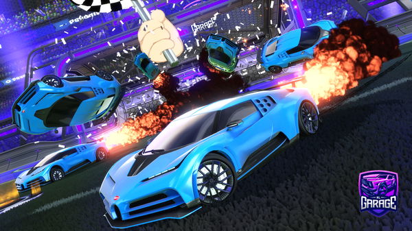 A Rocket League car design from StillGalactical