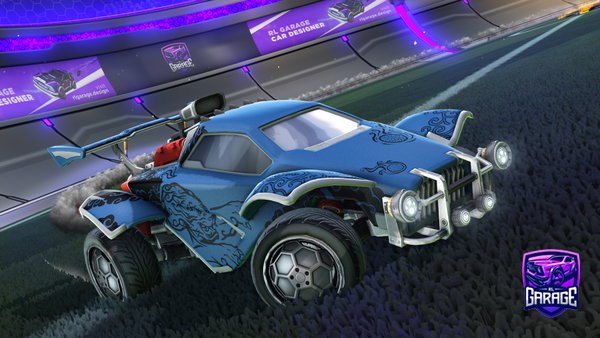 A Rocket League car design from rkle