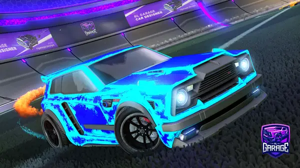 A Rocket League car design from Thomas02310