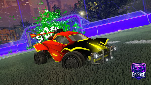 A Rocket League car design from ItsPacerYT
