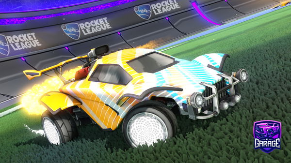 A Rocket League car design from ApexAsuri