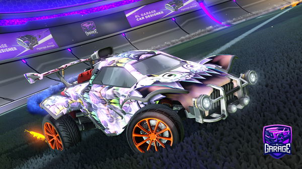 A Rocket League car design from explodingfirefox