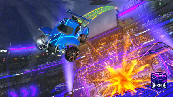 A Rocket League car design from Fire-Striker-5