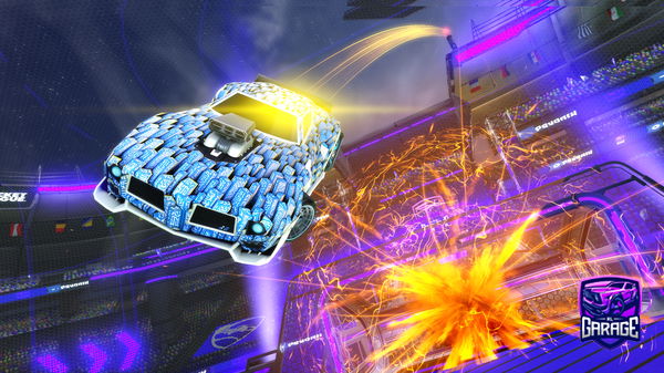 A Rocket League car design from LiveKillZee