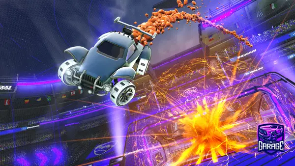 A Rocket League car design from SteezySpaceman