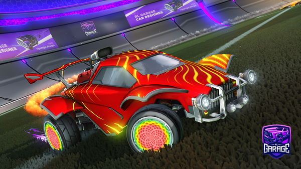A Rocket League car design from Sparkzy12645