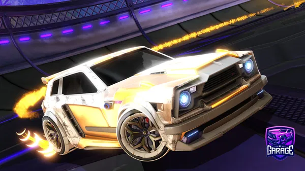 A Rocket League car design from Goudou