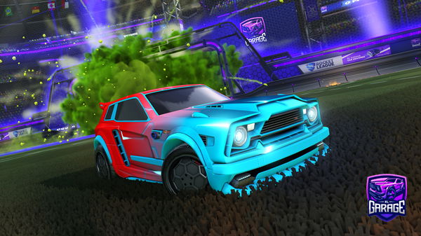 A Rocket League car design from catslikecheese2