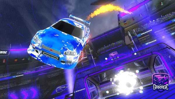 A Rocket League car design from imhim30