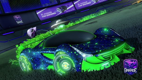 A Rocket League car design from HalloweenQueen